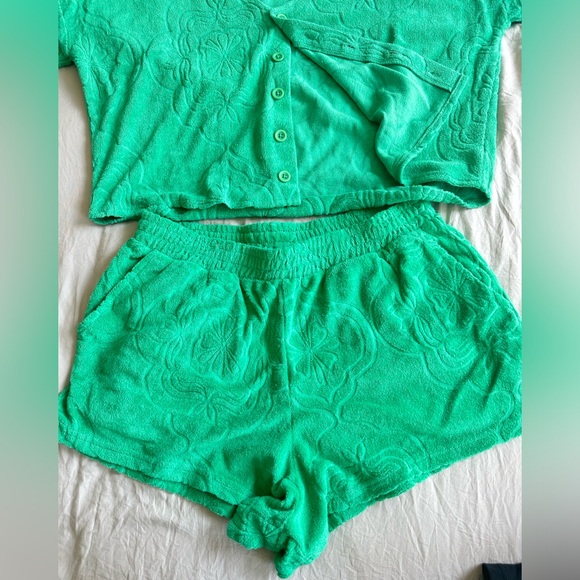 O’NEILL Cabana Tile Textured Summer Swim Cover Set - Picture 2 of 4